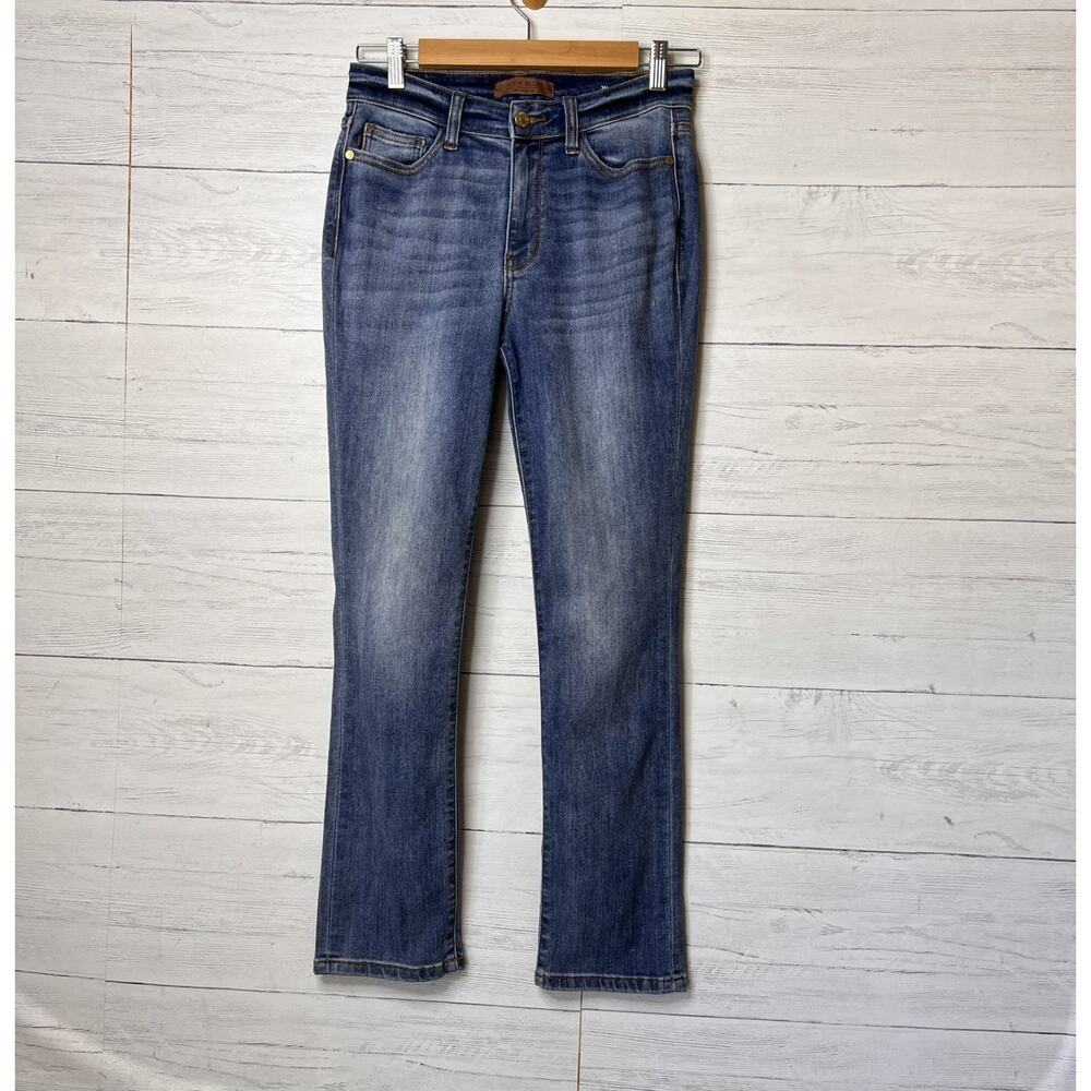 Judy Blue Jeans Womens Size 7/28 Medium Wash Skinny Fit Capri Stretch Comfort